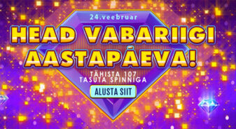 GrandX'is Vabariigi aastapäeva puhul 107 tasuta spinni