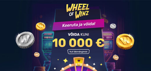 Keeruta Wheel of Winz õnneratast ja võida kuni €10 000