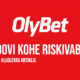 OlyBet konto avamisel €25 slottideks ja €10 niisama