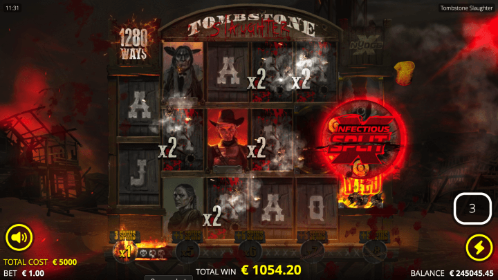 TombStone Slaughter: El Gordo on suurima Max Win'iga slot 2025. aastal pakkudes võimalust võita 500 000-kordne panus. See tähendab, et 10-sendise panusega on võimalik võita kuni 50 000 eurot.  